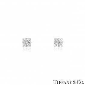 Tiffany & Co. Diamond Platinum Stud Earrings?XXX 2.02ct TDW Tiffany & Co. Diamond Platinum Stud Earrings?XXX 2.02ct TDW